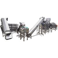 Corn processing line