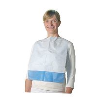 Reusable medical bib 580-600adultbluewhite