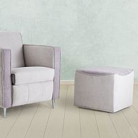Contemporary pouf Candyfabricsquareliving room