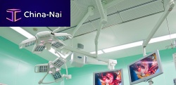 Ceiling-mounted surgical light LED