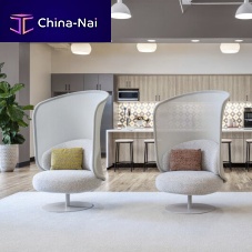 Contemporary armchair Libellefabricmetaltablet