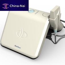 Ultrasound bone densitometer Sunlight MiniOmni for forearm bone examination