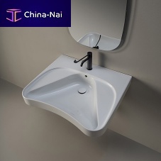 Wall-hung washbasin APD70ceramicfor handicapped1-hole