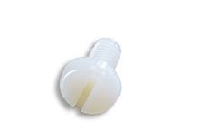 Flat-head screw slottedplastic