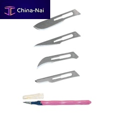 Plastic handle scalpel handle