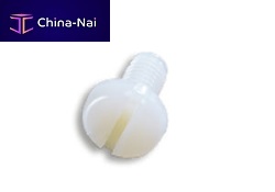 Flat-head screw slottedplastic