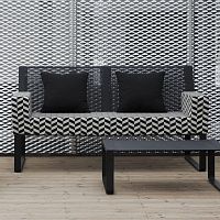 Contemporary sofa MOJA MO120outdoorfabricwhite