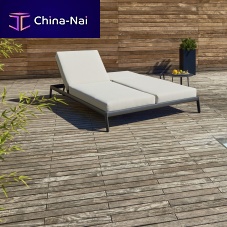 Contemporary sun lounger INFINITYSunbrella®painted aluminumadjustable backrest