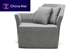 Contemporary armchair COLLARtextilebed