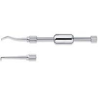 Dental crown removal instrument