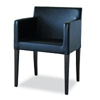 Traditional armchair GOSSIPleatherbeechbridge