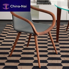 Contemporary chair Ginevraindoorfabricleather