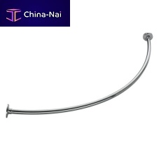 Ceiling mounted curtain track THE CORNER ROUND for drapescommercialhome
