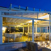 Laminated glass panel ART HOTEL VILLA FIORELLAsafetystructuraltransparent