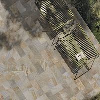Outdoor tile LIMESfloorporphyryrectangular