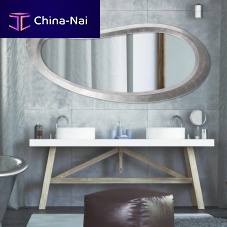 Wall-mounted bathroom mirror P4257contemporarysilver-colored