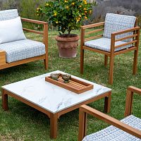 Contemporary coffee table StadelirokoHPLiroko base