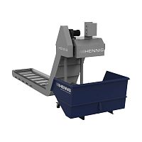 Hinged belt conveyor horizontaltransportchip