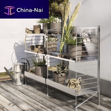 Contemporary shelf stainless steelgalvanised steeloutdoor