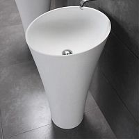 Free-standing washbasin BS-L12Solid Surfaceroundcontemporary