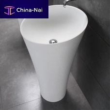Free-standing washbasin BS-L12Solid Surfaceroundcontemporary