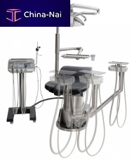 Dental treatment unit with chair D2-EC(SA)compactwith adjustable headrestwith hygiene system