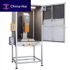Sound-proof booth for ultrasonic welding machines