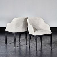 Contemporary chair LINOindoorfabricleather