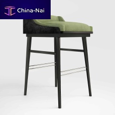 Contemporary bar stool Moldaviteleathervelvetcotton
