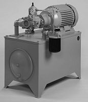 Electrically-powered hydraulic power unit NFPA-JICstationarywith piston pumpwith gear pump