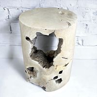 Contemporary stool TABU66teakteak basehandmade