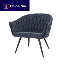 Contemporary armchair NEPTUNEfabricpolyurethanelacquered steel