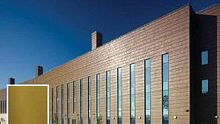 Panel cladding AURUBIS : NORDIC BRASStitaniumcoppermetal