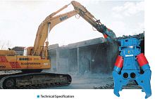 Primary demolition hydraulic crusher 2 - 38 t | MSRC series