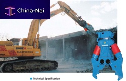 Primary demolition hydraulic crusher 2 - 38 t | MSRC series