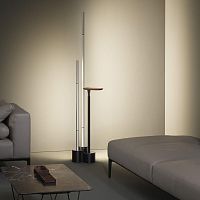 Floor-standing lamp JAMESaluminumsteelwalnut