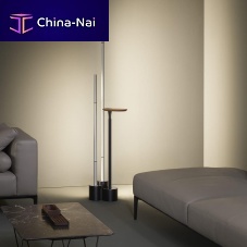 Floor-standing lamp JAMESaluminumsteelwalnut