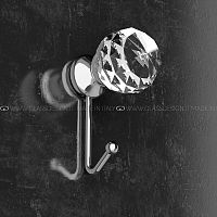 Contemporary coat hook Geo - P708metalglassindividual