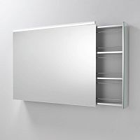 Bathroom mirror cabinet with built-in lighting THEOcontemporarywall-mounted