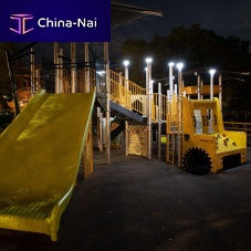Integrated LED play structure PLAYSOLEIL for playgroundmetalsheltered