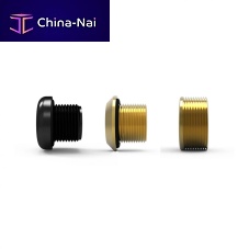 Hazardous material plug roundthreadedpolyamide