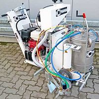 Walk-behind paint striping machine H9-1 Airsprayfor runway