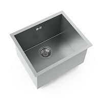 Single-bowl kitchen sink MOMENTO L400without drainboardstainless steelovermount