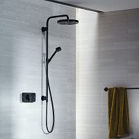 Wall-mounted shower set 48790000contemporaryrain