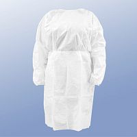 Unisex surgical gown 2410062disposablewhite