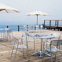 Contemporary chair TOLEDOoutdoorindoorcast aluminum