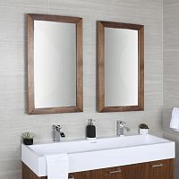 Wall-mounted bathroom mirror AQUAGRANDE # M03-19contemporaryrectangularmetal