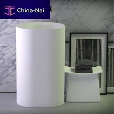 Free-standing washbasin GLOWSolid Surfaceovalcontemporary