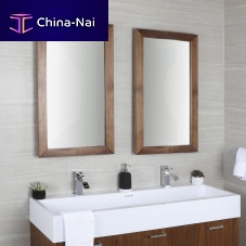 Wall-mounted bathroom mirror AQUAGRANDE # M03-19contemporaryrectangularmetal