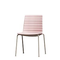 Contemporary chair AIRAindoorfabricpolished aluminum